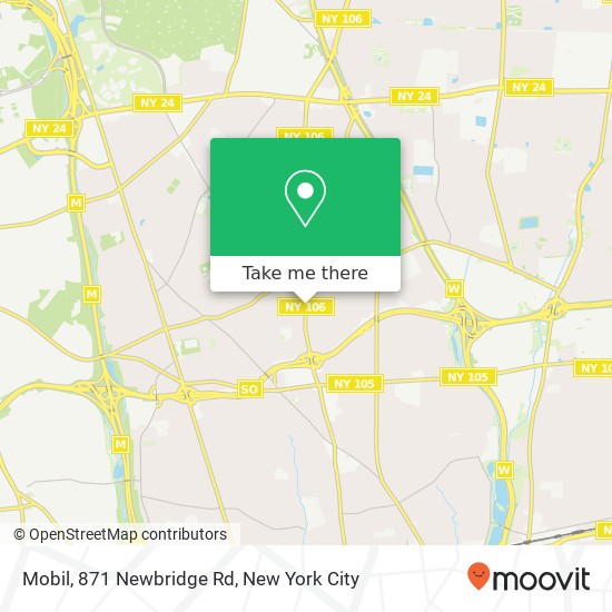 Mobil, 871 Newbridge Rd map