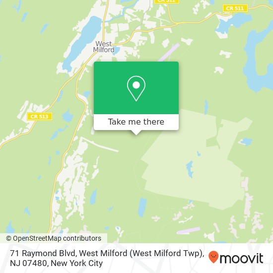71 Raymond Blvd, West Milford (West Milford Twp), NJ 07480 map