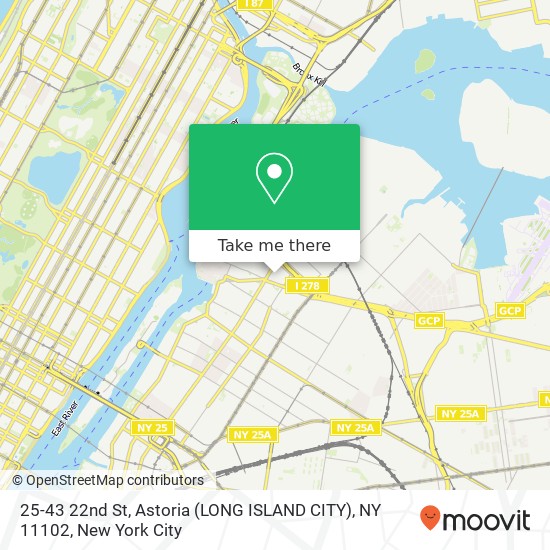 25-43 22nd St, Astoria (LONG ISLAND CITY), NY 11102 map