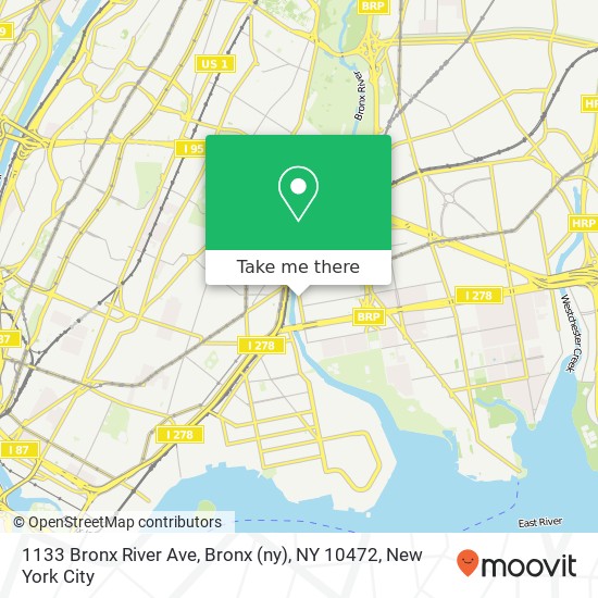 1133 Bronx River Ave, Bronx (ny), NY 10472 map