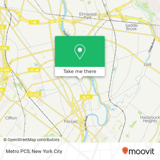 Mapa de Metro PCS