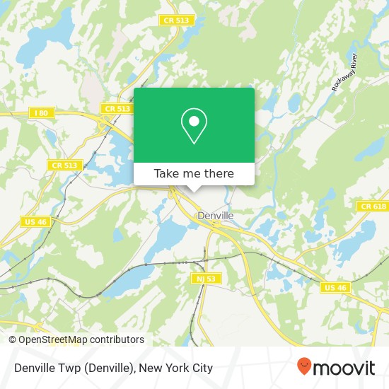 Denville Twp map