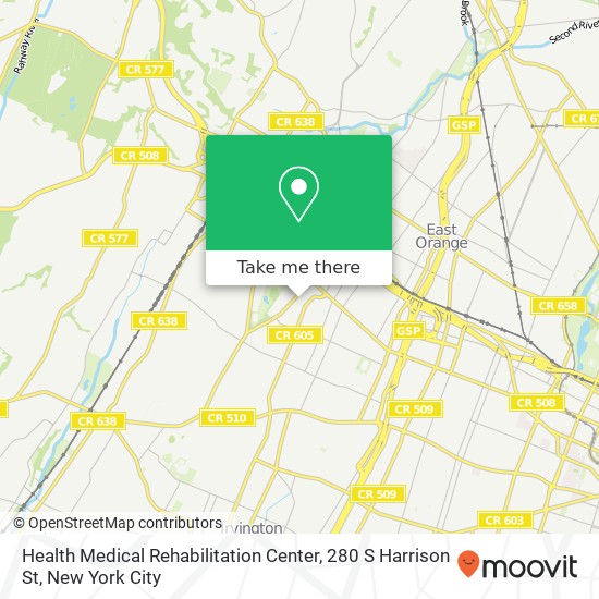 Health Medical Rehabilitation Center, 280 S Harrison St map