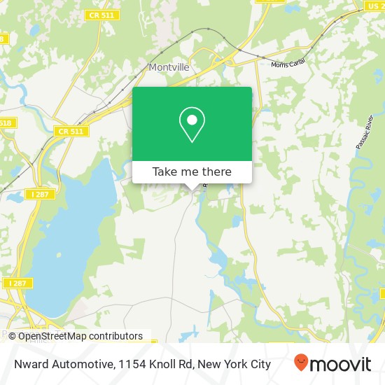 Nward Automotive, 1154 Knoll Rd map