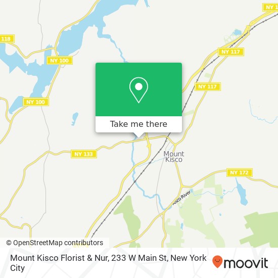 Mount Kisco Florist & Nur, 233 W Main St map