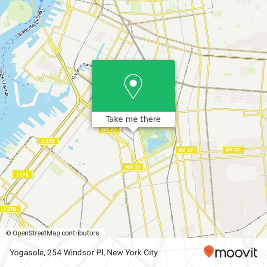 Mapa de Yogasole, 254 Windsor Pl