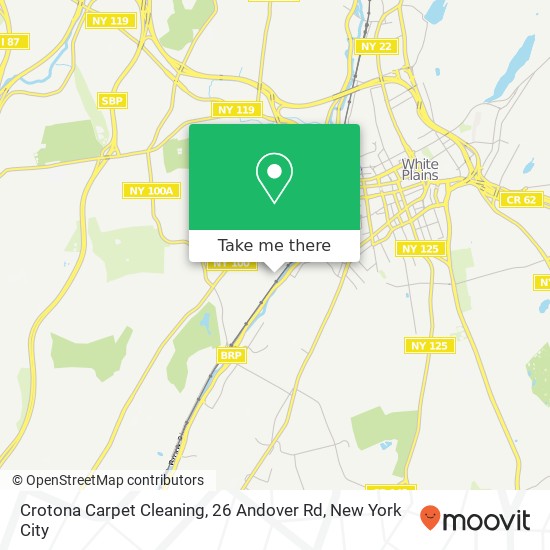 Mapa de Crotona Carpet Cleaning, 26 Andover Rd