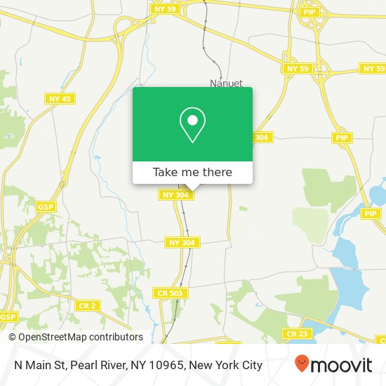 Mapa de N Main St, Pearl River, NY 10965