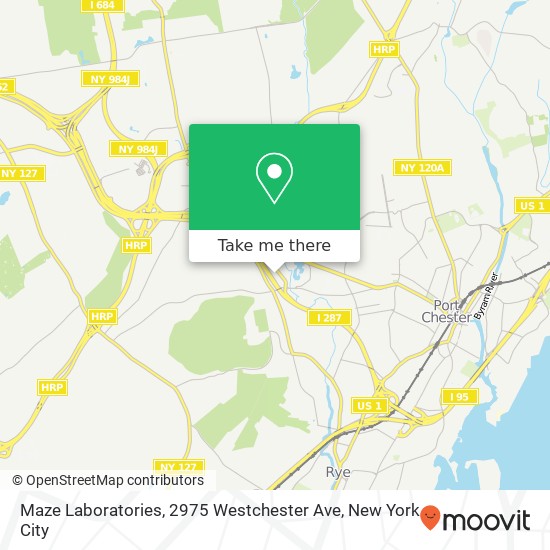 Mapa de Maze Laboratories, 2975 Westchester Ave