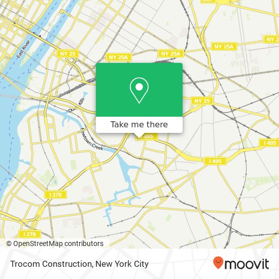 Trocom Construction map