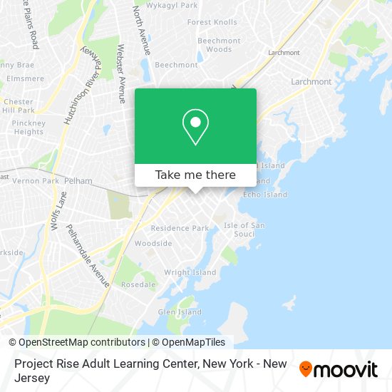 Mapa de Project Rise Adult Learning Center
