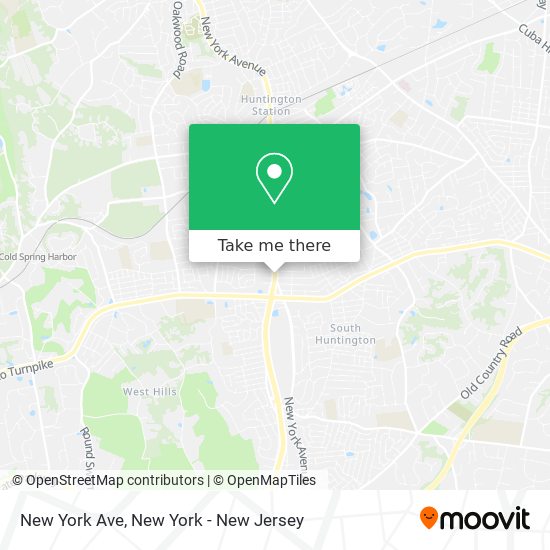 New York Ave map
