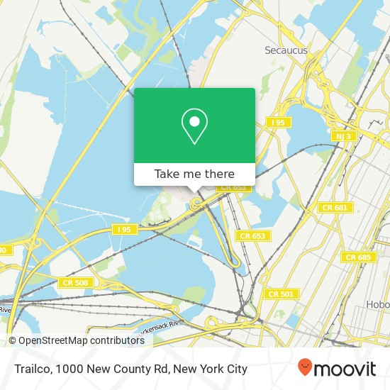 Trailco, 1000 New County Rd map
