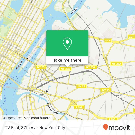 TV East, 37th Ave map
