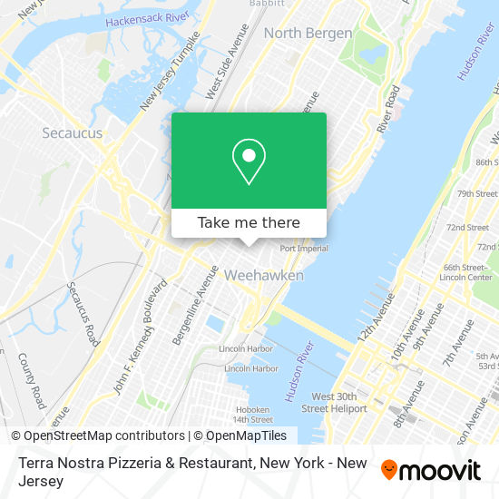 Mapa de Terra Nostra Pizzeria & Restaurant