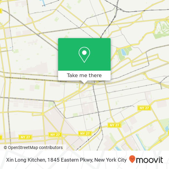 Xin Long Kitchen, 1845 Eastern Pkwy map