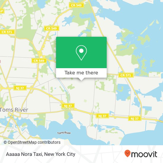 Aaaaa Nora Taxi map