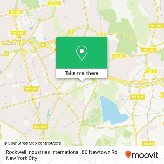 Rockwell Industries International, 80 Newtown Rd map