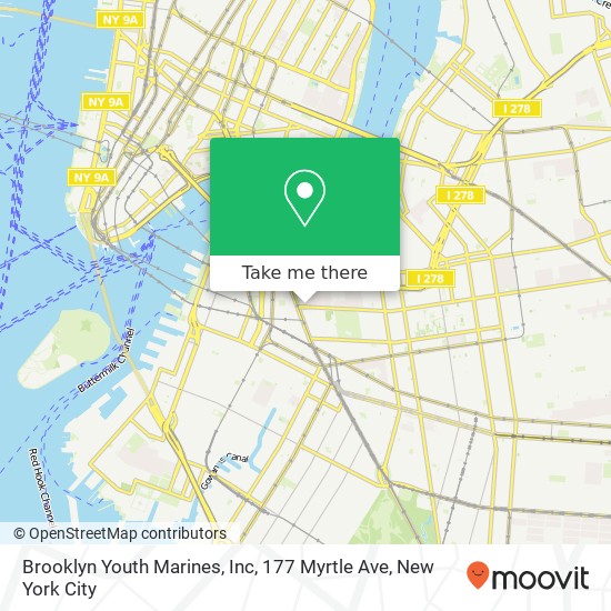 Brooklyn Youth Marines, Inc, 177 Myrtle Ave map