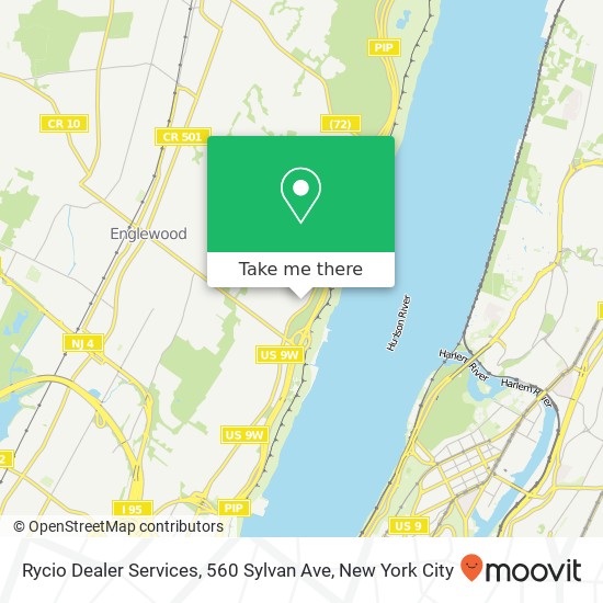 Mapa de Rycio Dealer Services, 560 Sylvan Ave