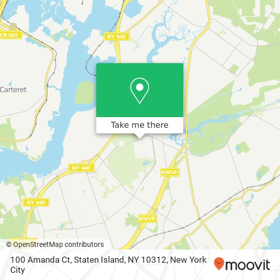 100 Amanda Ct, Staten Island, NY 10312 map