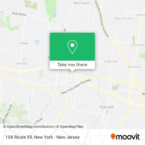 Mapa de 108 Route 59