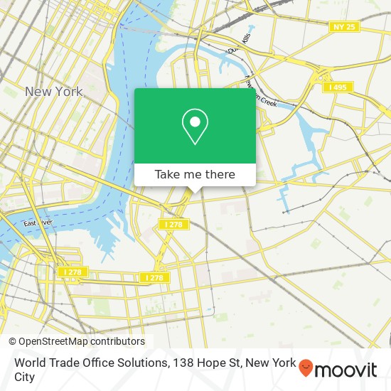 World Trade Office Solutions, 138 Hope St map