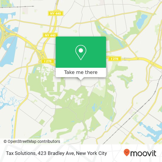 Tax Solutions, 423 Bradley Ave map