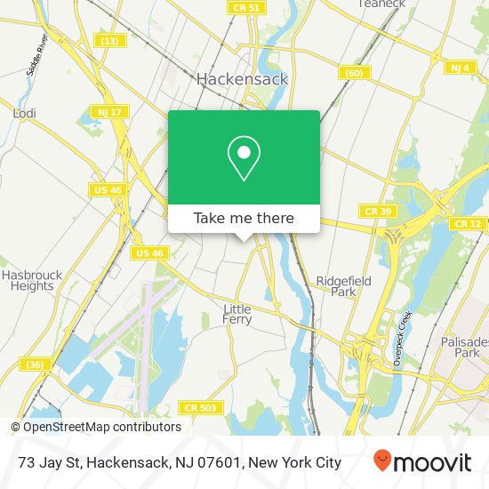 73 Jay St, Hackensack, NJ 07601 map