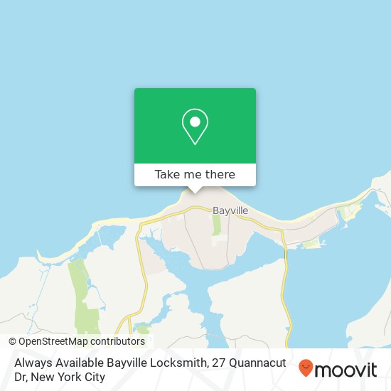 Mapa de Always Available Bayville Locksmith, 27 Quannacut Dr