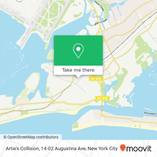 Mapa de Artie's Collision, 14-02 Augustina Ave