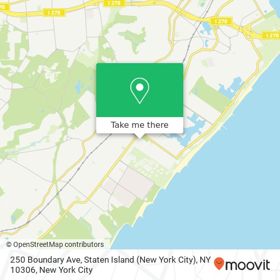 250 Boundary Ave, Staten Island (New York City), NY 10306 map