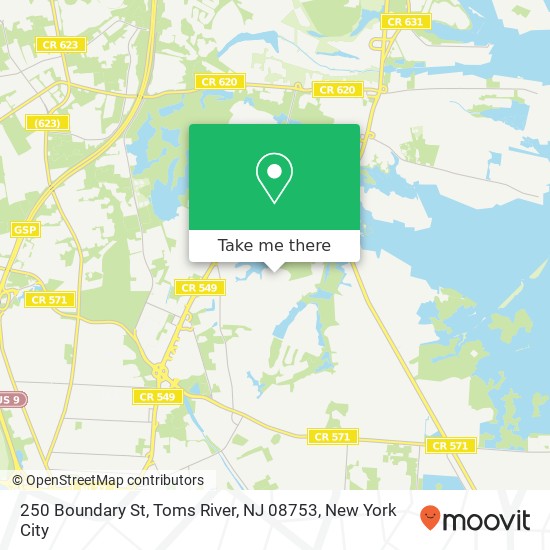 250 Boundary St, Toms River, NJ 08753 map