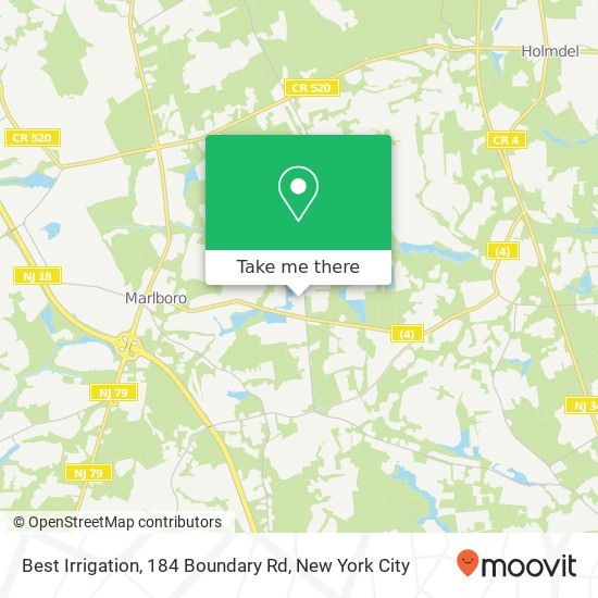 Best Irrigation, 184 Boundary Rd map