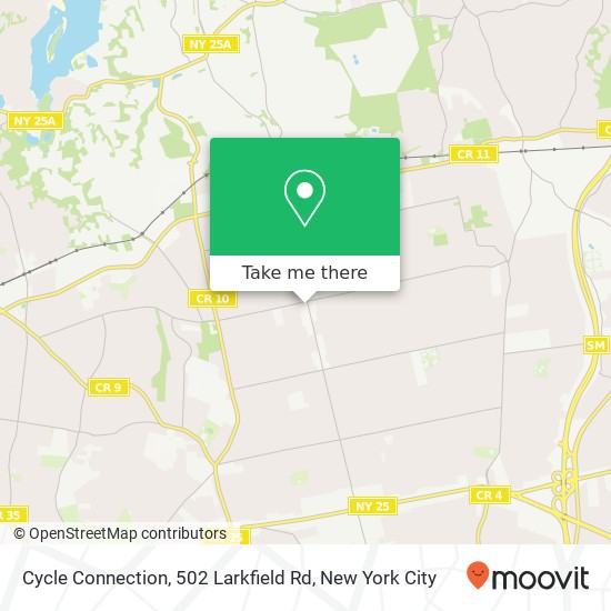 Mapa de Cycle Connection, 502 Larkfield Rd