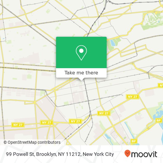 99 Powell St, Brooklyn, NY 11212 map