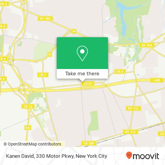 Kanen David, 330 Motor Pkwy map