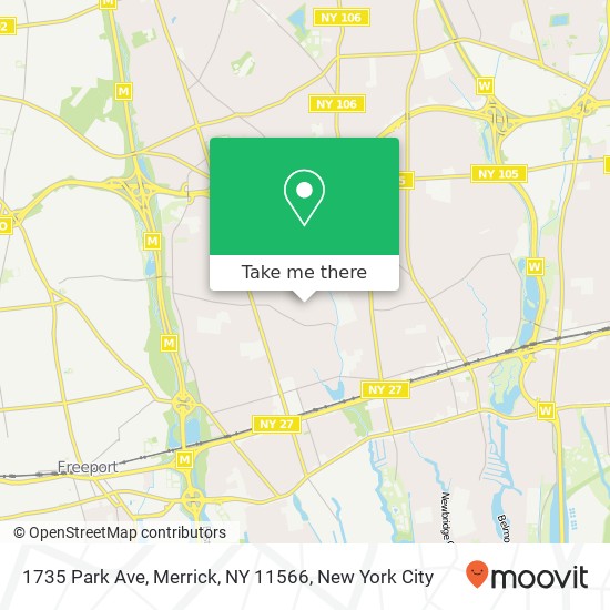 1735 Park Ave, Merrick, NY 11566 map