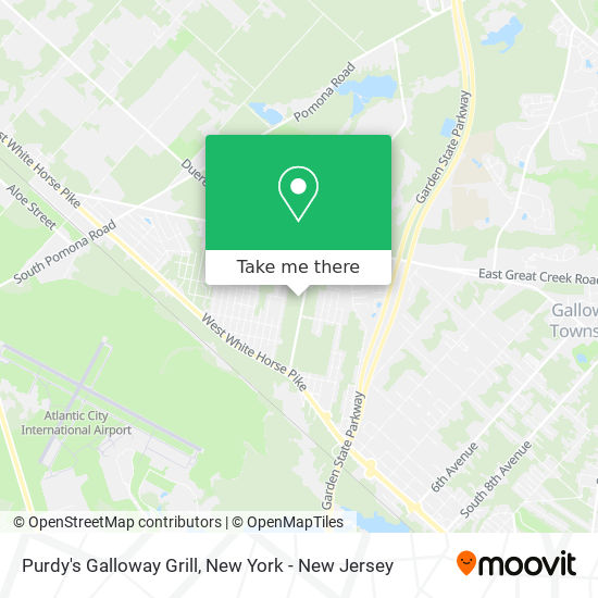 Purdy's Galloway Grill map