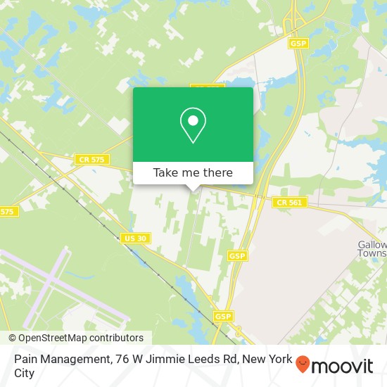 Pain Management, 76 W Jimmie Leeds Rd map