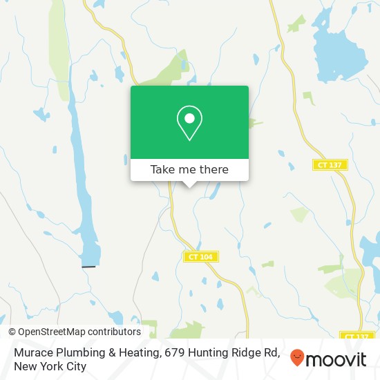 Mapa de Murace Plumbing & Heating, 679 Hunting Ridge Rd