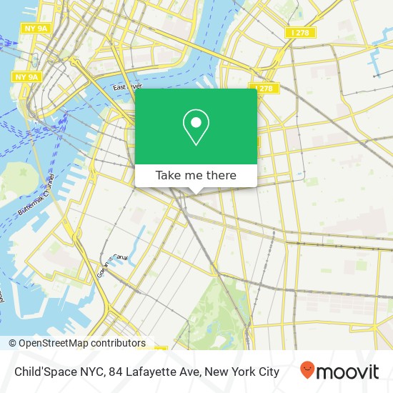 Child'Space NYC, 84 Lafayette Ave map