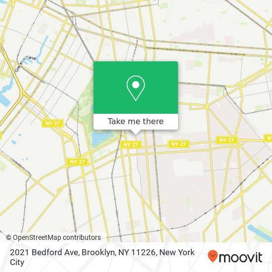 2021 Bedford Ave, Brooklyn, NY 11226 map