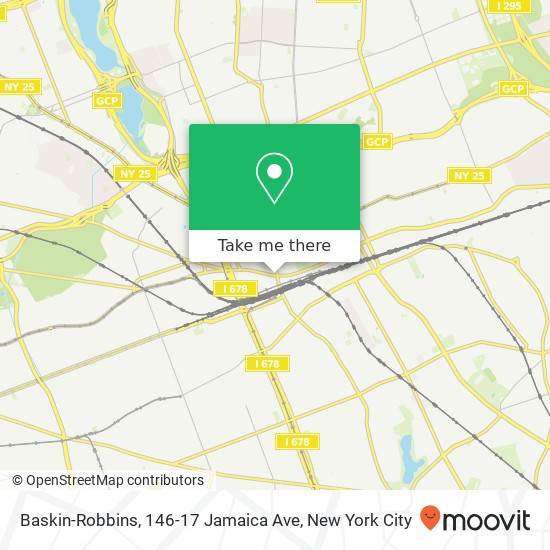 Mapa de Baskin-Robbins, 146-17 Jamaica Ave