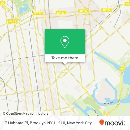 7 Hubbard Pl, Brooklyn, NY 11210 map
