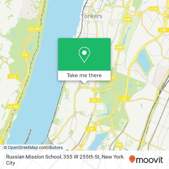 Russian Mission School, 355 W 255th St map
