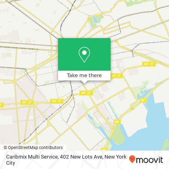 Caribmix Multi Service, 402 New Lots Ave map