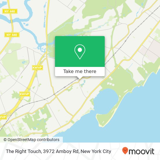 The Right Touch, 3972 Amboy Rd map