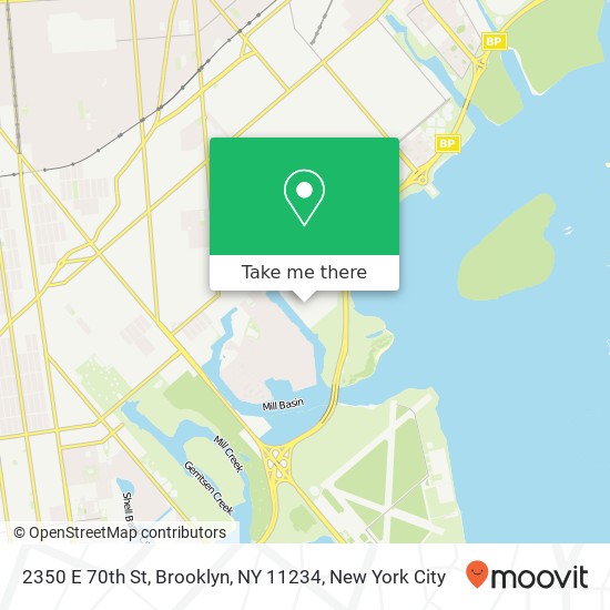 2350 E 70th St, Brooklyn, NY 11234 map
