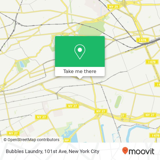Bubbles Laundry, 101st Ave map